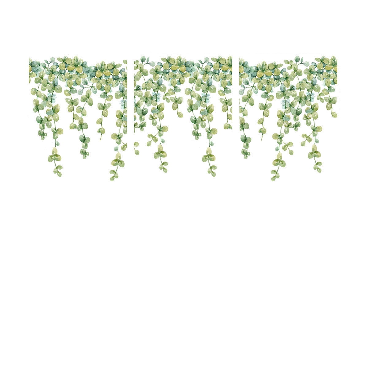 Moocorvic Wall Stickers Plants And Flowers Wall Decals Peel and Stick for Living Room, Room Decoration Wall Stickers Self-adhesive Wall Stickers