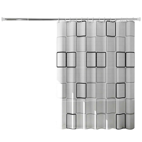 Moocorvic Waterproof Clear Shower Curtain Liner,Strong Weighted Magnets,Rust Ristant Grommets,Heavy Duty Thick Liners,Easy Hang,Fits Standard Bathroom Showers and Bath Tubs,