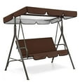 thumbnail image 1 of Moocorvic 190 x 132 x 15 cm Brown Patio Swing Cover, Waterproof, 1 of 1