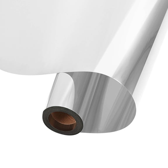 Moocorvic Window Film, One Way Window Film Day and Night, Mirror Effect Reflective Window Tint for Home Self Adhesive UV Sun Blocking Heat Glass Door Films(Silver)