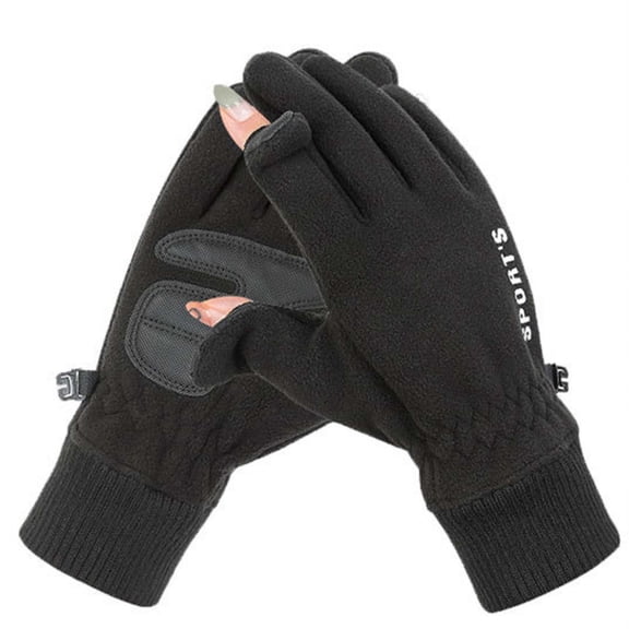 Moocorvic Winter Fleece Gloves for Men Women, Touch Screen Windproof Gloves for Cycling, Hiking, Driving, Outdoor