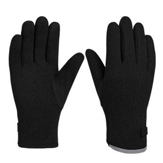 Moocorvic Winter Fleece Gloves for Men Women, Touch Screen Windproof Gloves for Cycling, Hiking, Driving, Outdoor