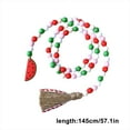 thumbnail image 1 of Moocorvic Wooden Beads Bulk Heart Wooden Beads Valentine's Day Craft Supplies Wooden Beads Tassel For Making Garlands Valentine's Day, 1 of 5