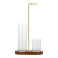 thumbnail image 1 of Moocorvic Wooden Incense Holder for Sticks with Glass Ash Catcher, for Yoga Spa Room Decor, 1 of 9