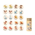 thumbnail image 1 of Moocorvic Wooden Memory Game Montessori Toys, 20 Pcs Find Same Dinosaur Animal Matching Toys Christmas Birthday Gifts, 1 of 7
