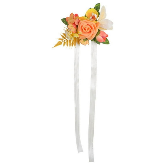 Moocorvic Wrist Corsages for Wedding , Bridesmaid Wrist Flower Artificial Bride Girl Hand Flower Wedding Flowers Accessories for Party Wedding