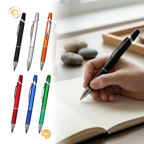 Moocorvic 3Pcs Ballpoint Pens with Stylus Tip, for Writing,1.0 mm,Green