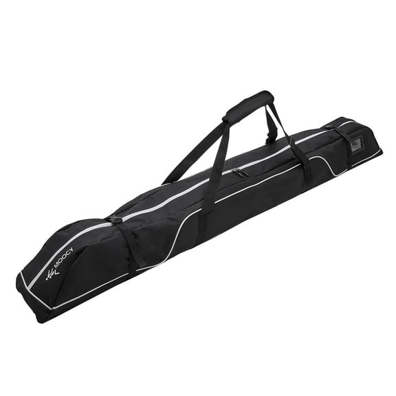 Moocy Ski Bag Snowboard Bag Reinforced Double Padding Bag, Perfect for Road Trips and Air Plane Travel for Snowboard, Goggles, Gloves, Ski Outdoor Camping, and Hiking Accessories