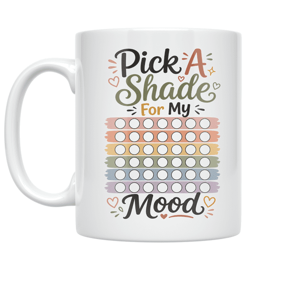 Mood Indicating Cup - Personal Expression Enthusiast - 11 oz Ceramic Coffee Mug