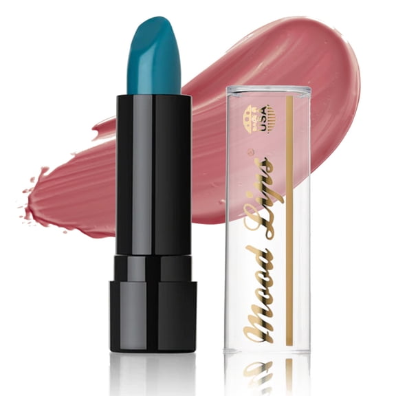 Mood Lips Color Changing Lipstick | Long Lasting Lip Stain Effect | 12 Hour Wear | Magic pH Tint | Aloe Vera Hydrating & Moisturizing | Made in USA | Blue