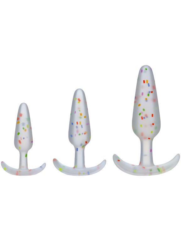 Mood Pride Anal Trainer Set - Multi Colored Set of 3