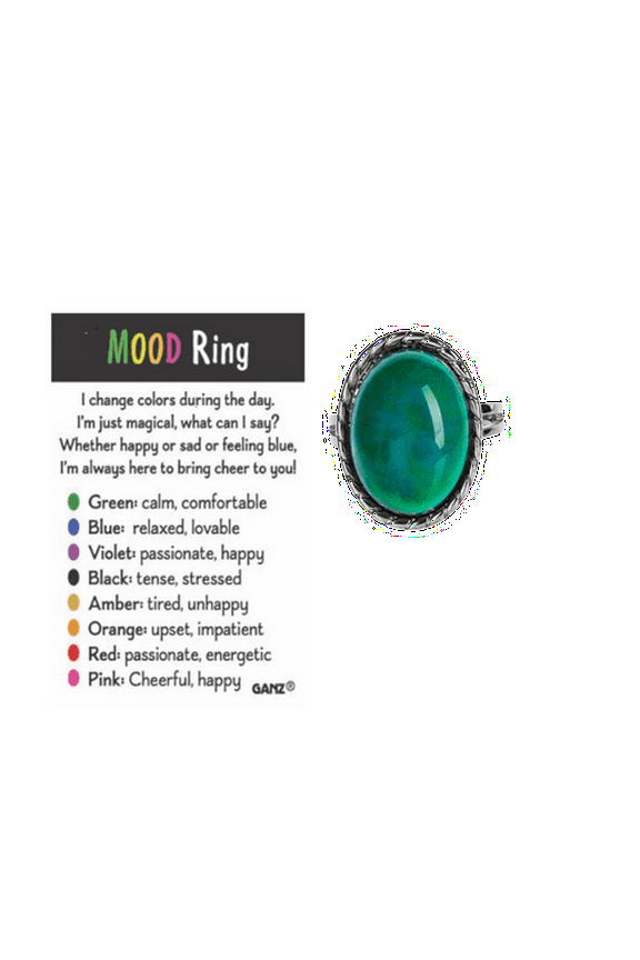 Mood Ring With Sentiment Card