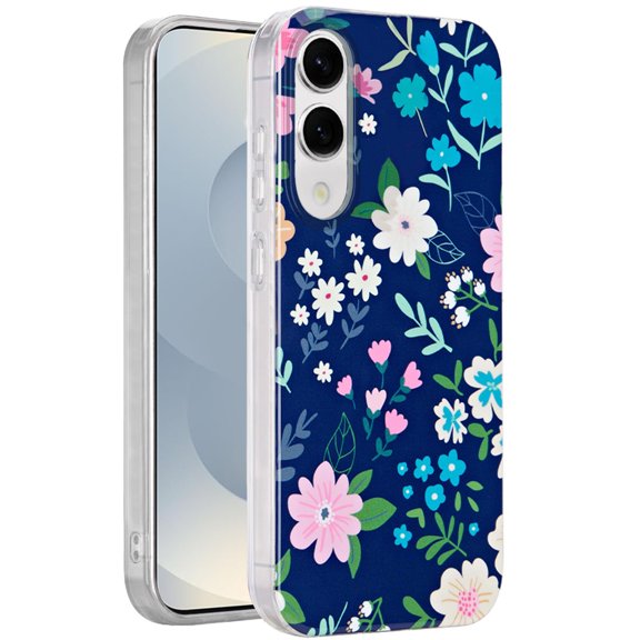 Mood Series Designer Hybrid Case for Samsung Galaxy S25 Edge - Galaxy Floral