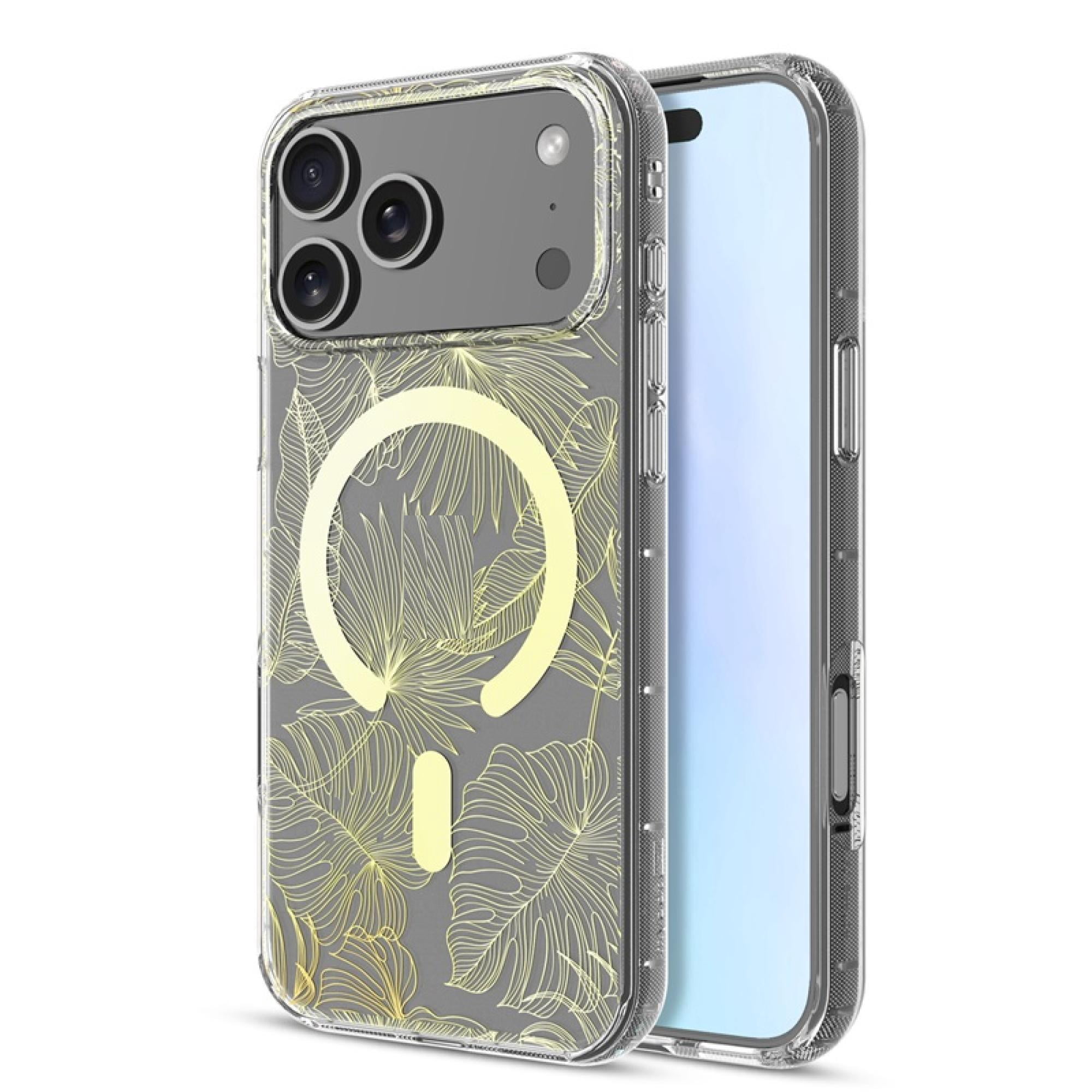Mood Series compatiable with iPhone 17 Pro Max Botanical Protective Case – Floral Print Lightweight Drop-Resistant Cover