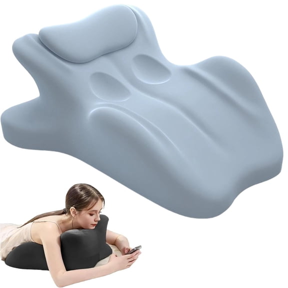 JMLPxx Intimacy Pillow, 27° Angle Memory Foam Ergonomic Rest Pillow,Comfort Pillow,Prone Pillow For Sleeping, Reading Pillow For Bed, Ergonomic Support For Back Pain