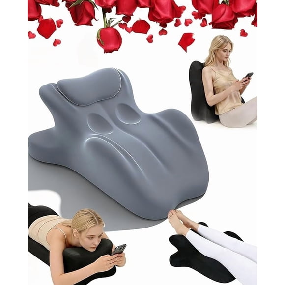 Moodie Pillow, Memory Foam Couples Pillow, 27 Degree, Prone Pillow for Sleeping