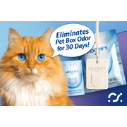 MoodifyPet Cat Litter Box Odor Ultimate Elimanator Single for 30 days