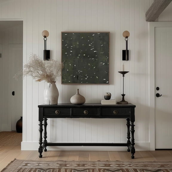 Moody Abstract Oil Painting Extra Large Wall Art Neutral Home Decoration, Unframed Poster