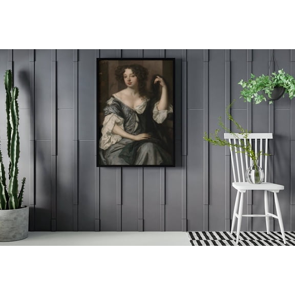 Moody Antique Women Portrait Print Victorian Wall Art Dark Academia Decor Museum Poster Realism Art, Unframed Paper Poster 8x10in