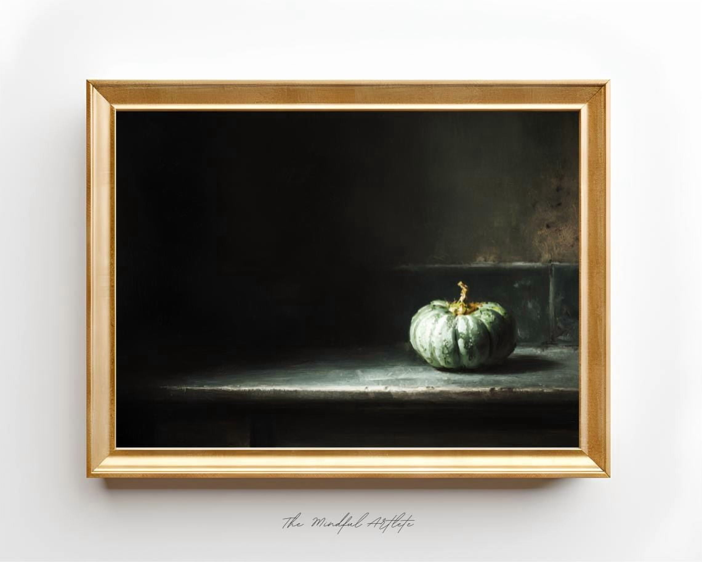 Moody Autumn Pumpkin Fall Vintage Gallery Still Life Rustic Farmhouse ...