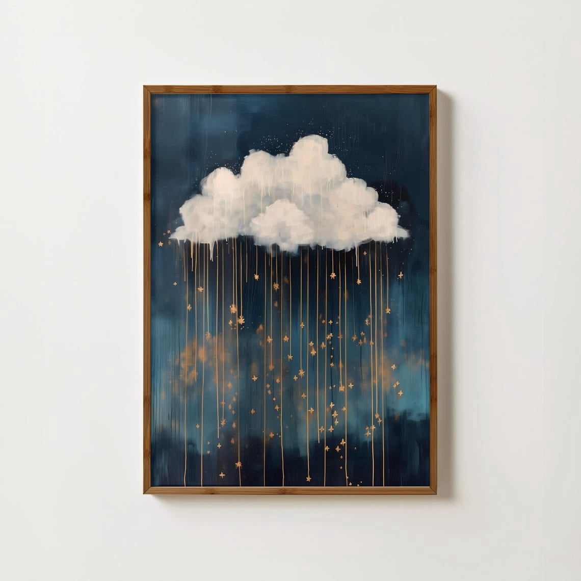 Moody Cloud Print Vintage Cloud Night Sky Wall Art Trendy Cloud Dark ...