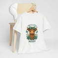 thumbnail image 1 of Moody Cow Graphic Tee, Funny T-Shirt, Gift for Animal Lovers, Casual Wear, 1 of 2