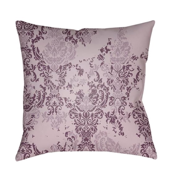 Moody Damask 18 x 18 x 4 Made to Order Throw Pillow