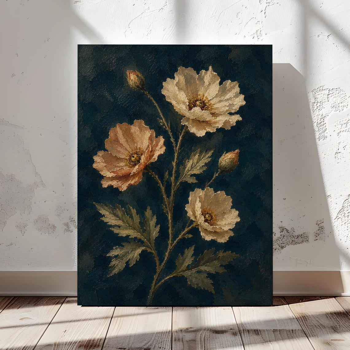 moody-dark-floral-wall-art-print-neutral-botanical-cottagecore