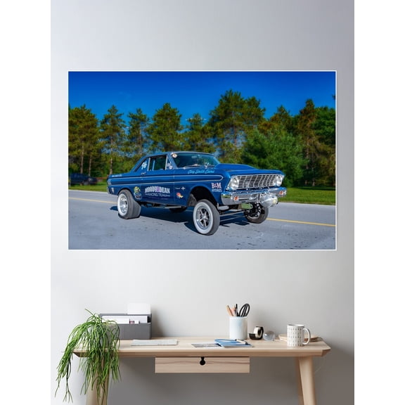 Moody & Dean Falcon Poster Wall Art, Modern Wall Decor For Living Room Bedroom, 24x36 UNFRAMED