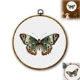thumbnail image 1 of Moody Dragonfly Wall Art Decor, vintage butterfly wall art,  Vintage Dark Academia Insect Canvas Print 10x10, Cottagecore Minimalist Round Wall Hanging for Bedroom Living Room, 1 of 8