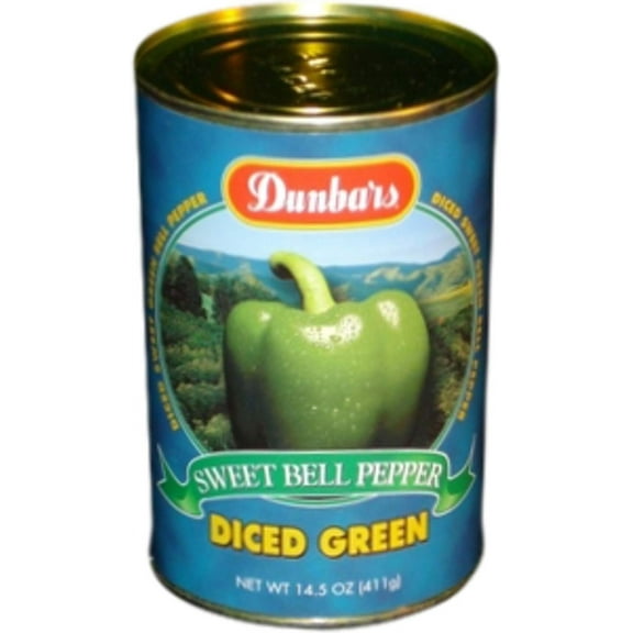 Moody Dunbar Diced Green Peppers - 15 oz. can, 24 cans per case