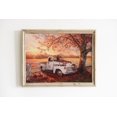 Rustic Fall Thumbnail Moody Fall Farm Truck Wall Art Print With Vintage Rustic Autumn Decor ...