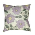 thumbnail image 1 of Moody Floral 18 x 18 x 4 Made to Order Throw Pillow, 1 of 7