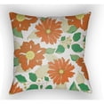 thumbnail image 1 of Surya MF035-1818 Moody Floral 18 x 18 x 4 in. Throw Pillow, Orange - Medium, 1 of 7