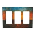 thumbnail image 1 of Moody Go Away Alone Switch Cover Decorative Wall Plate 3-Gang Standard Size, 1 of 5