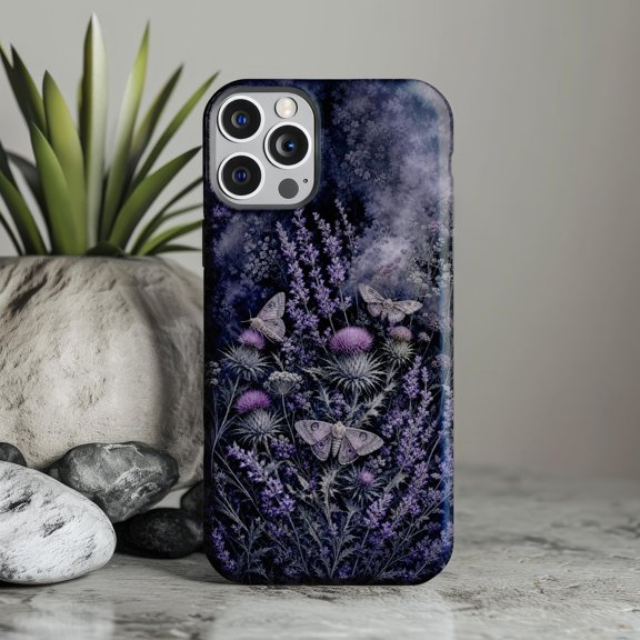Moody Gothic Tough Phone Case, Dual-Layer Protective Cover for iPhone