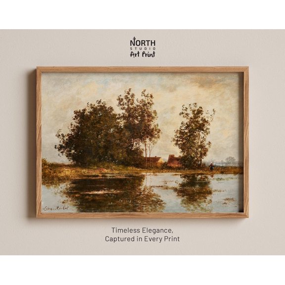 Moody Landscape Rustic Scenery Dark Fall Poster Unframed Paper Print