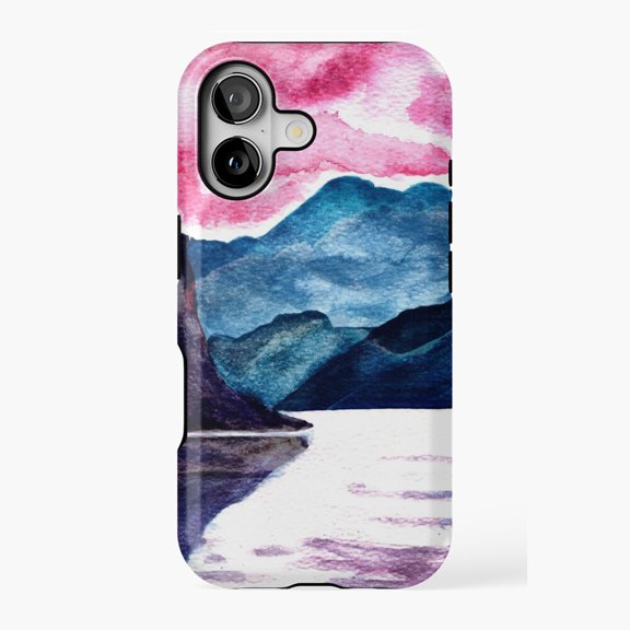 Moody Mountains Landscape Phone Case 17 16 15 14 13 12 11 Pro Max
