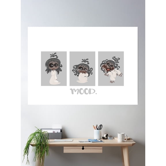Moody Poster Wall Art, Modern Wall Decor For Living Room Bedroom, 12x18 UNFRAMED