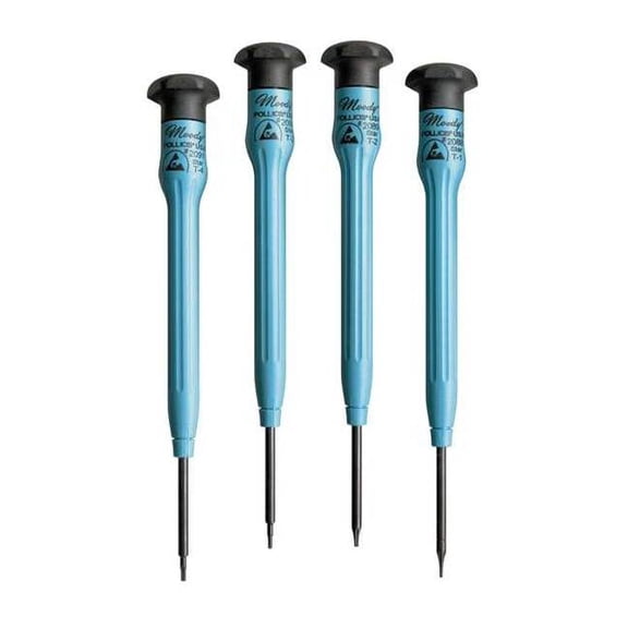 Moody Tool ESD Screwdriver Set,Star,4 Pc 58-0339