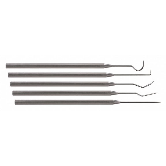 Moody Tool Precision Probe Set,Combo,25mm,5Pc 55-0296