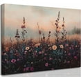 thumbnail image 1 of Moody Wildflowers Canvas Wall Art Retro Autumn And Summer Flowers Autumn Dark College Painting Picture Wall Decor Retro Wildflowers Posters Print Artwork For Living Room Bedroom Office, 1 of 6