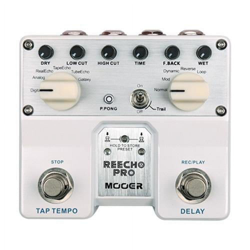 Mooer Audio Reecho Pro Digital Delay Twin Guitar Effects Pedal