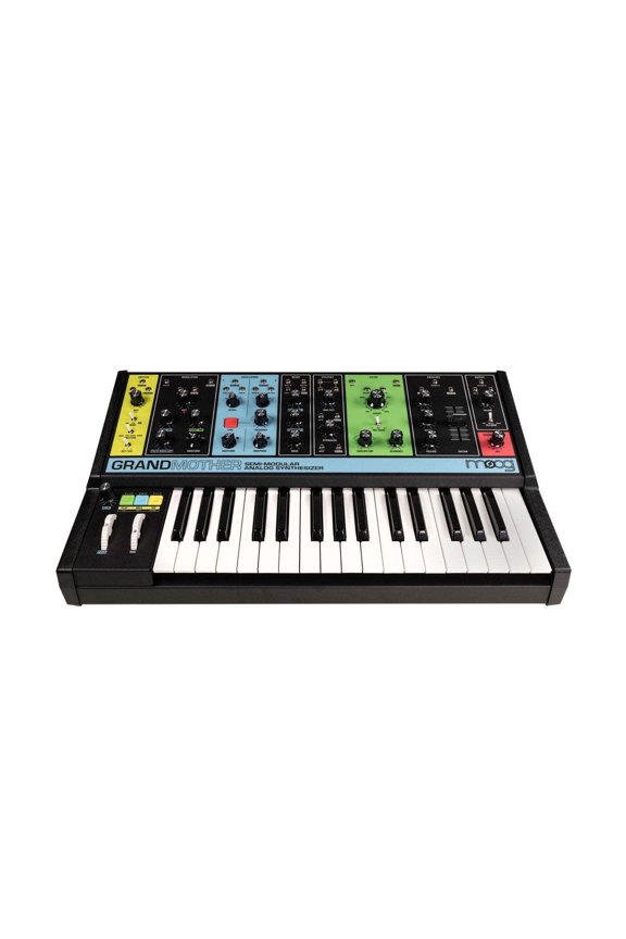 MOD-GRAND-01 Semi-Modular Analog Synthesizer Keys, Black, 23 x 14.25 x 5.5" 16 lb