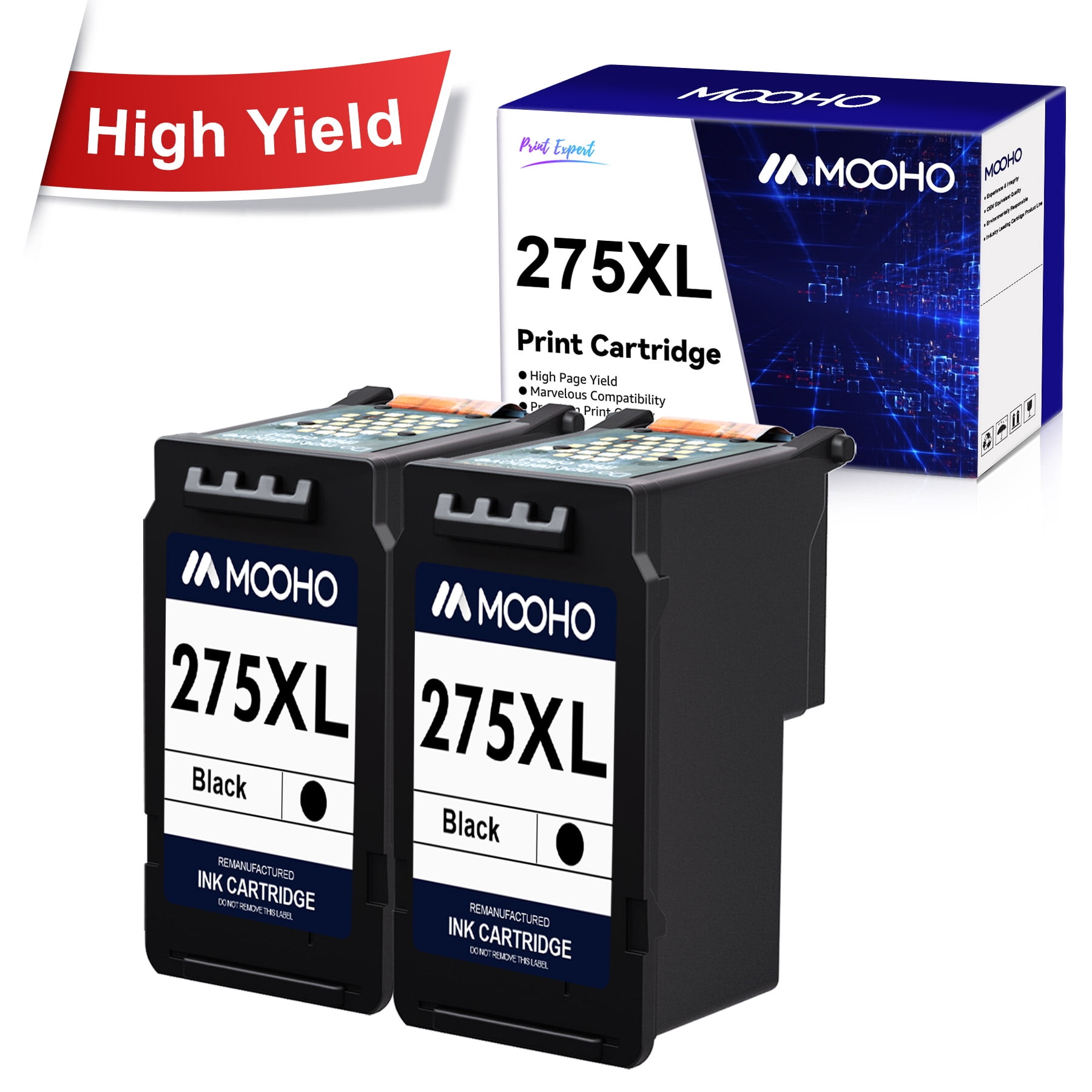 Mooho Ink Cartridges Replacement for Canon Ink 275 PG275XL 275XL for
