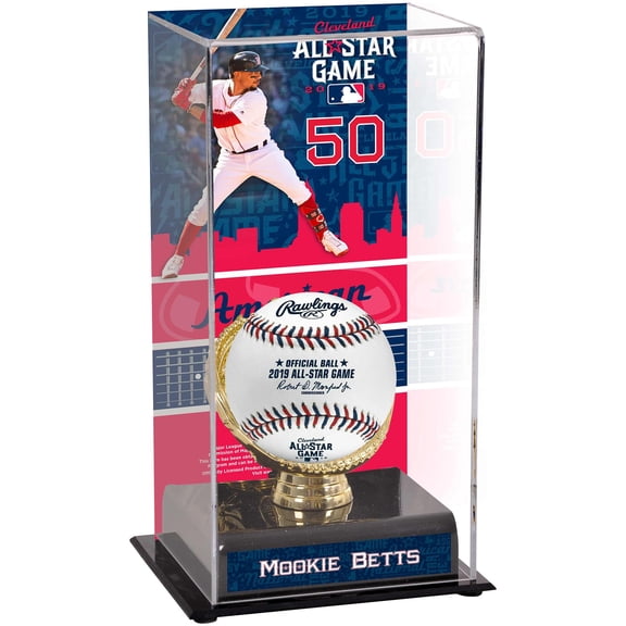 Mookie Betts Boston Red Sox 2019 MLB All-Star Game Gold Glove Display Case with Image