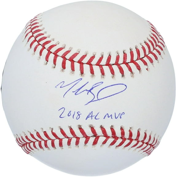 Mookie Betts Boston Red Sox Autographed Baseball with "2018 AL MVP" Inscription - Fanatics Authentic Certified