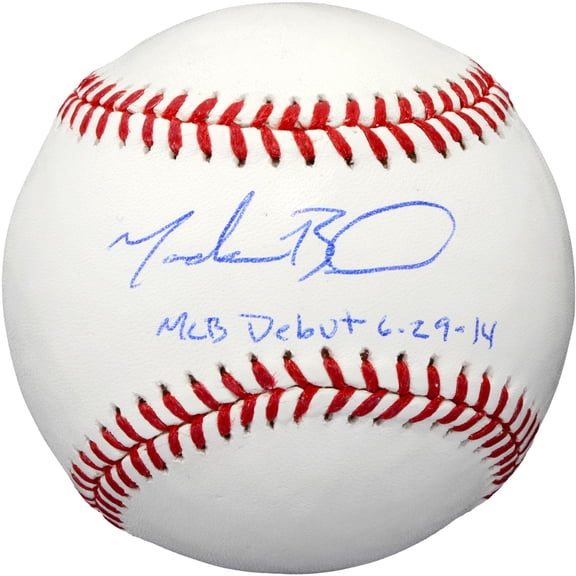 Mookie Betts Boston Red Sox Autographed Baseball with MLB Debut Inscription - Fanatics Authentic Certified