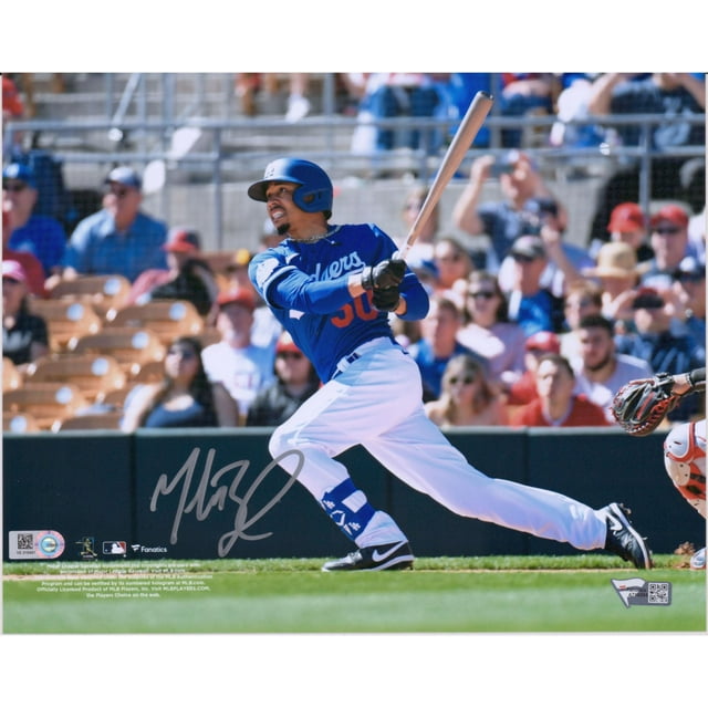 Mookie Betts Los Angeles Dodgers Autographed 8" x 10" Hitting Photograph - Fanatics Authentic Certified