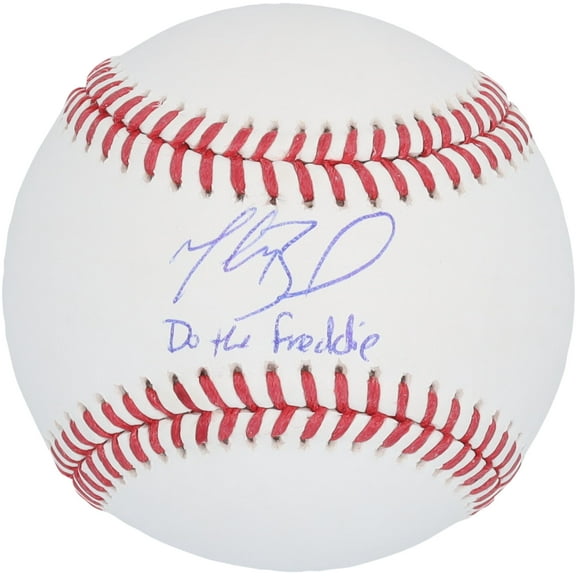 Mookie Betts Los Angeles Dodgers Autographed Baseball with "Do The Freddie" Inscription - Fanatics Authentic Certified